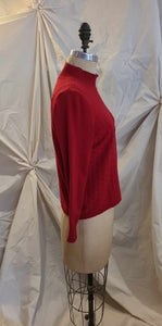 Tricot manches longues rouge