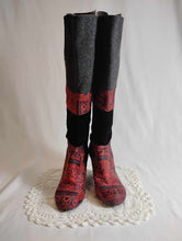 Bottes hautes style patchwork DESIGUAL