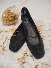 Ballerines strass noires