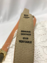 Ceinture cuir rose Pierre Cardin