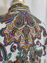 Blouse crème motifs paisley