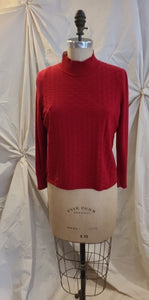 Tricot manches longues rouge