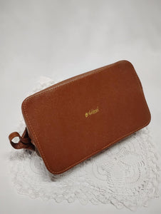 Pochette de voyage cuir et nylon