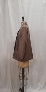 Veste de laine taupe