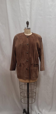 Veste de suède marron