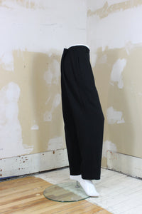 Pantalon de laine noire ROUIE