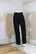 Pantalon de laine noire ROUIE