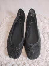 Ballerines strass noires