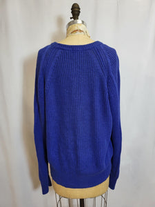 Tricot de coton bleu royal PAUL SMITH