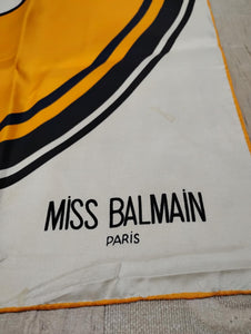 Carré de soie Miss Balmain