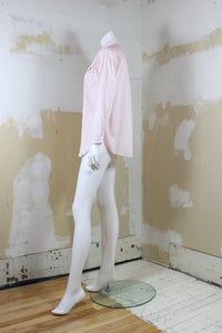 Blouse de coton rose pastel