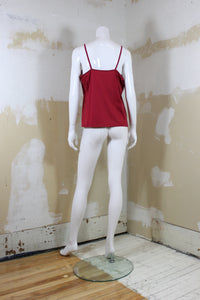 Camisole rouge luisante