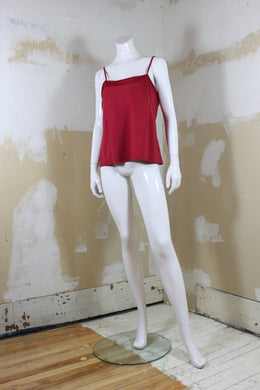 Camisole rouge luisante