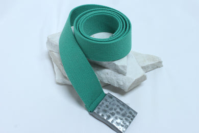 Ceinture en canevas vert