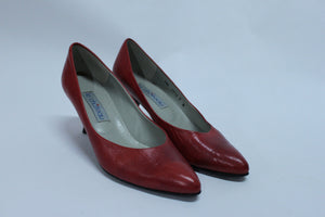 Talons "kitten heels" rouges