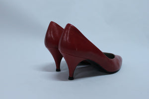 Talons "kitten heels" rouges