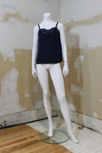 Camisole déshabillée marine