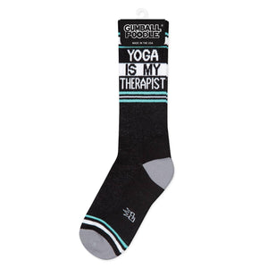 Chaussettes Yoga Is My Therapist Gym Crew